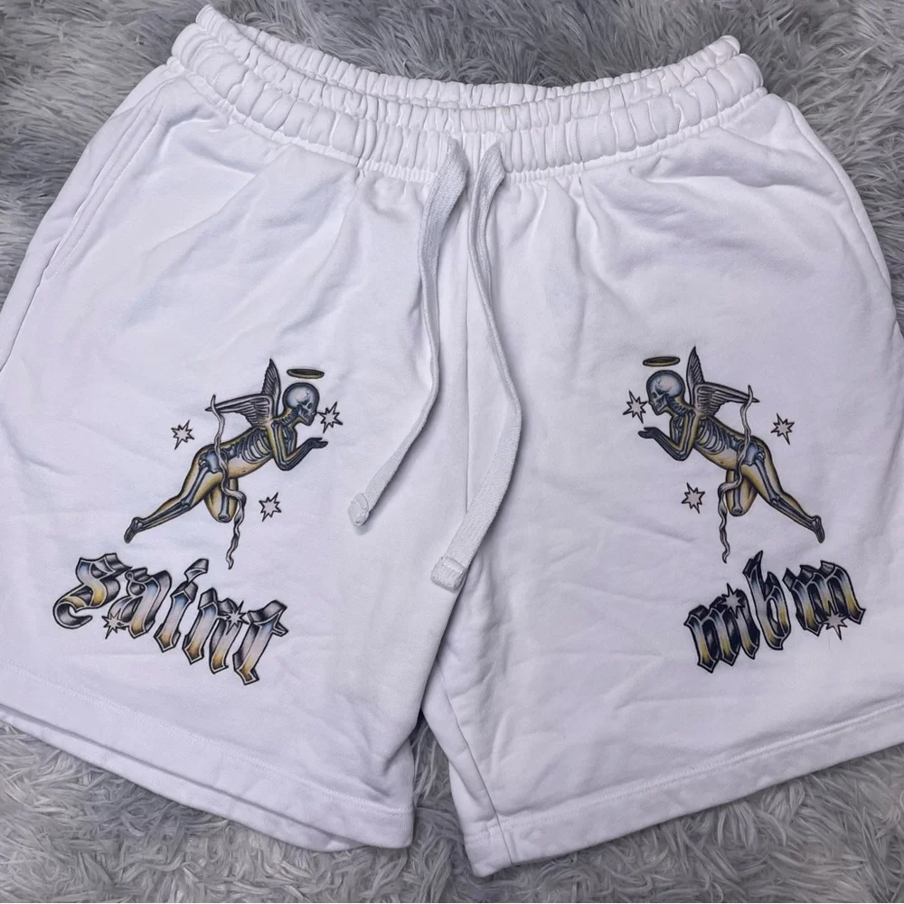 MBM Gallery Marcos Alvarado Rare Saint MBM Skeleton Sweatpants Shorts